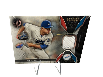Julio Urias 2017 Topps Tribute Relic /192 #TR-JU Dodgers