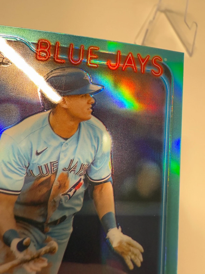 Cam Eden 2024 Topps Chrome Update Aqua Refractor RC /199 #USC96 Blue Jays