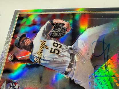 Roansy Contreras 2022 Topps Chrome Update Refractor Auto RC #AC-RC Pirates
