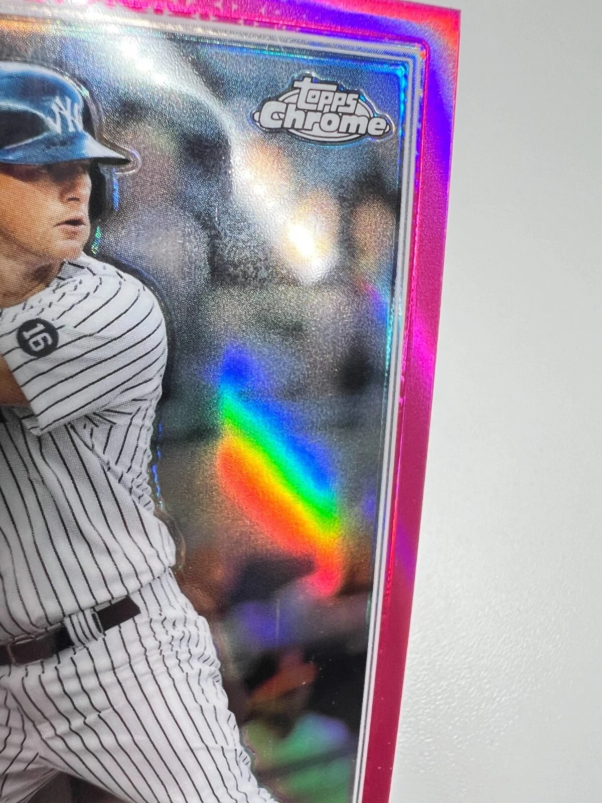 DJ LeMahieu 2022 Topps Chrome Pink Refractor /399 #20 Yankees