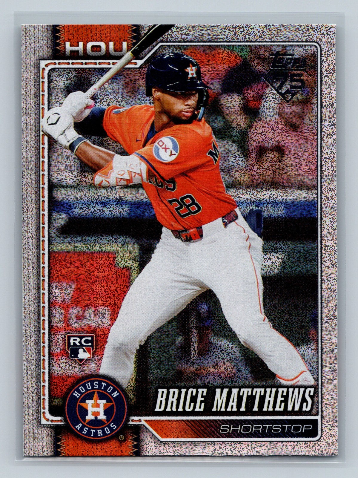 Brice Matthews 2026 Topps Series 1 Holofoil RC #132 Astros
