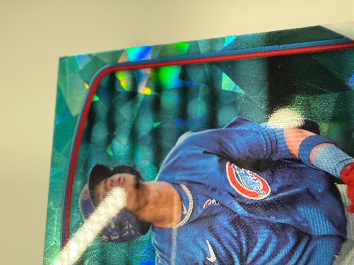 Cristian Hernandez 2023 Bowman Chrome Prospect Sapphire Aqua Refractor /55