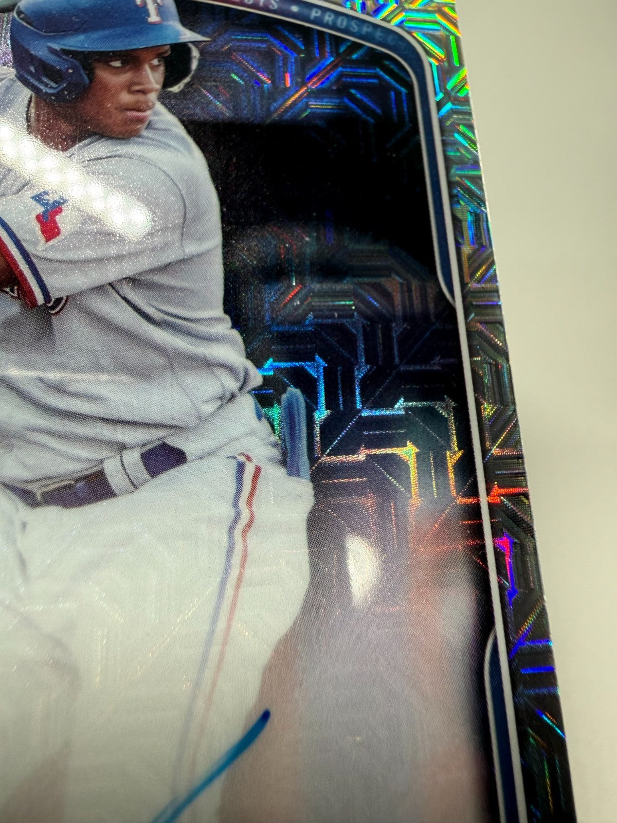 Braylin Morel 2025 Bowman Chrome Mojo Refractor Auto #BMA-BM Rangers