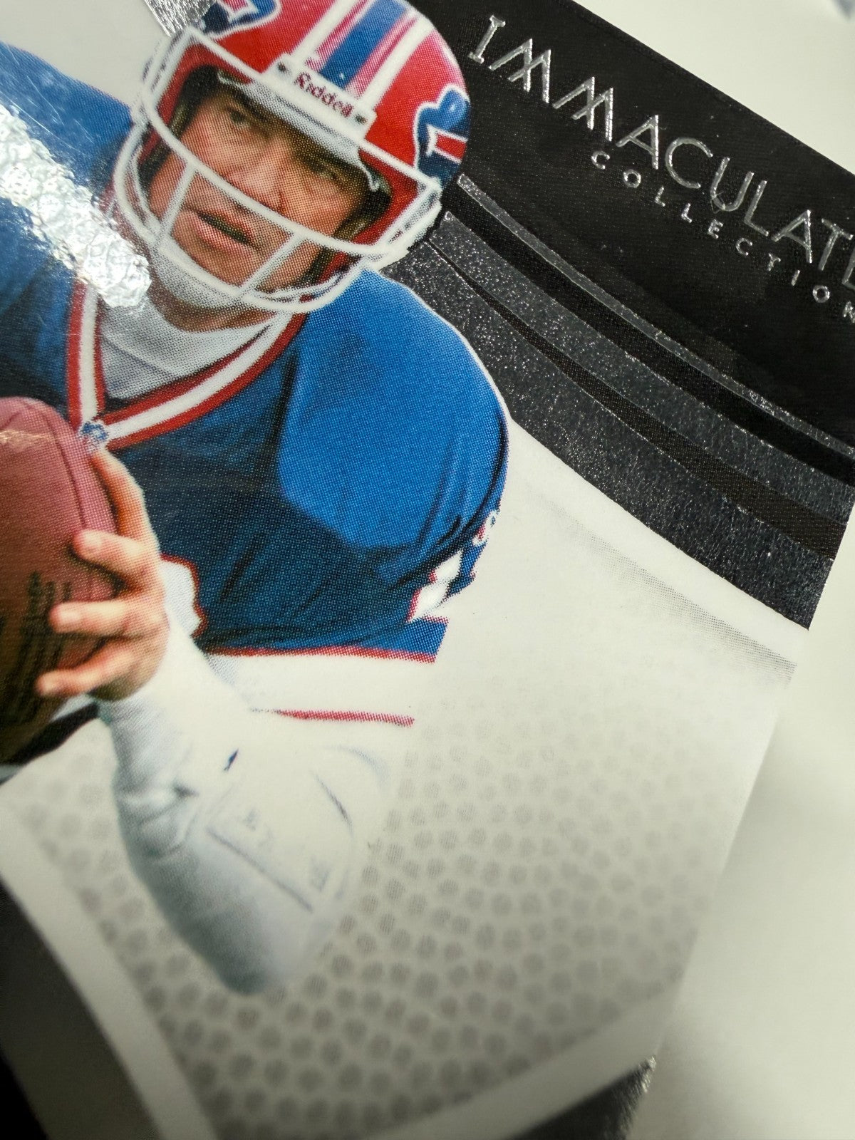 Jim Kelly 2025 Panini Immaculate Collection Eye Black Auto /49 #IEB-JKY Bills