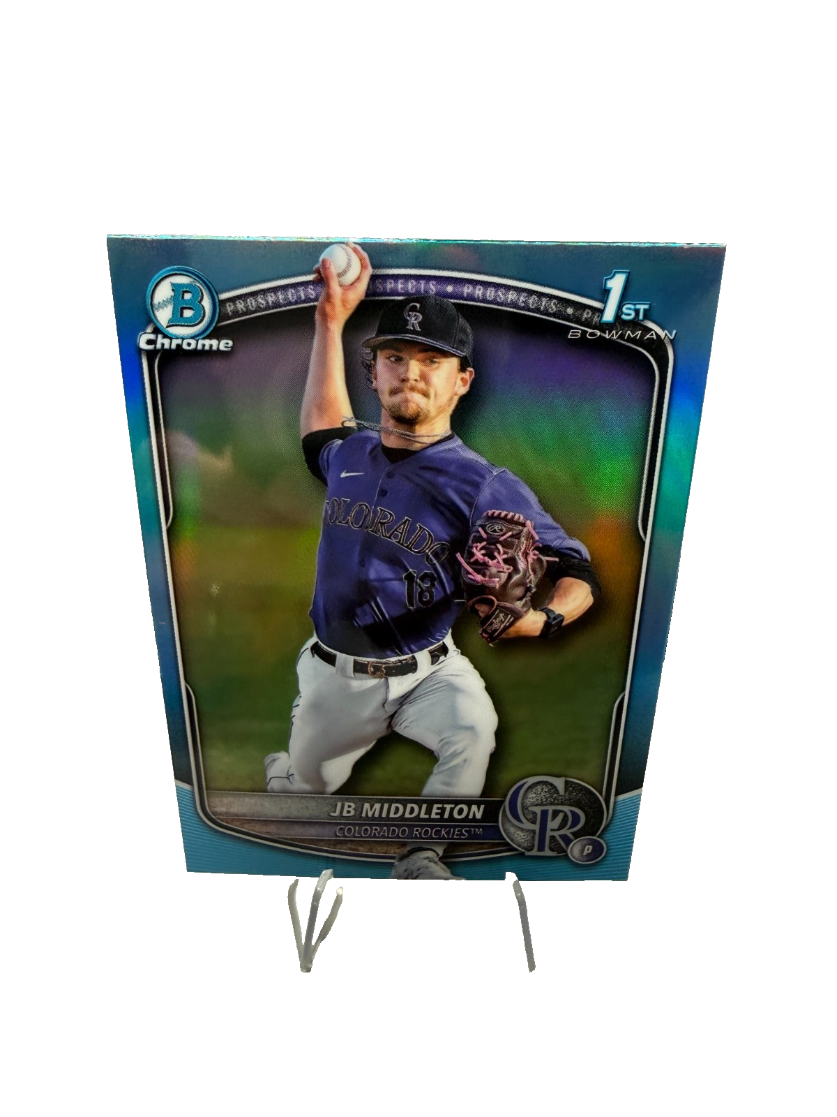 Jb Middleton 2025 Bowman Draft Chrome 1st Sky Blue Refractor #BDC-78 Rockies