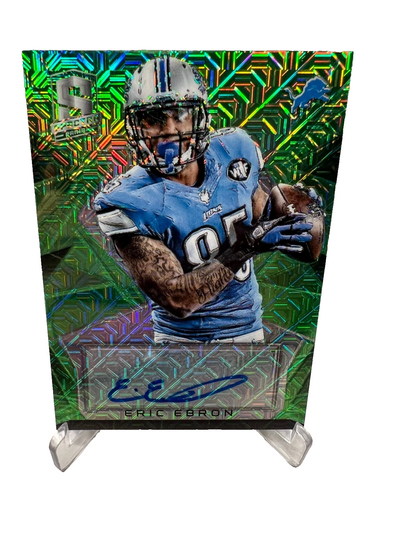 Eric Ebron 2015 Spectra Prizm Green Auto /25 RC #S-EE Lions