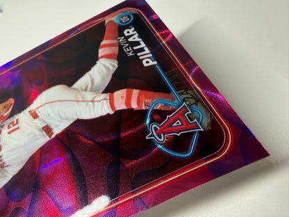 Kevin Pillar 2024 Topps Chrome Magenta Purple Lava Lamp Refractor /299 #USC65
