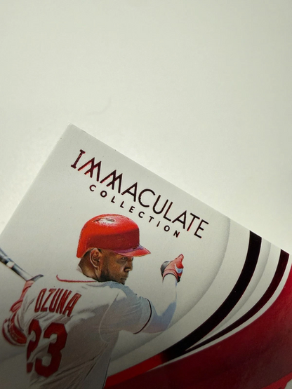 Marcell Ozuna 2019 Immaculate Collection Red Patch /49 #125 Cardinals