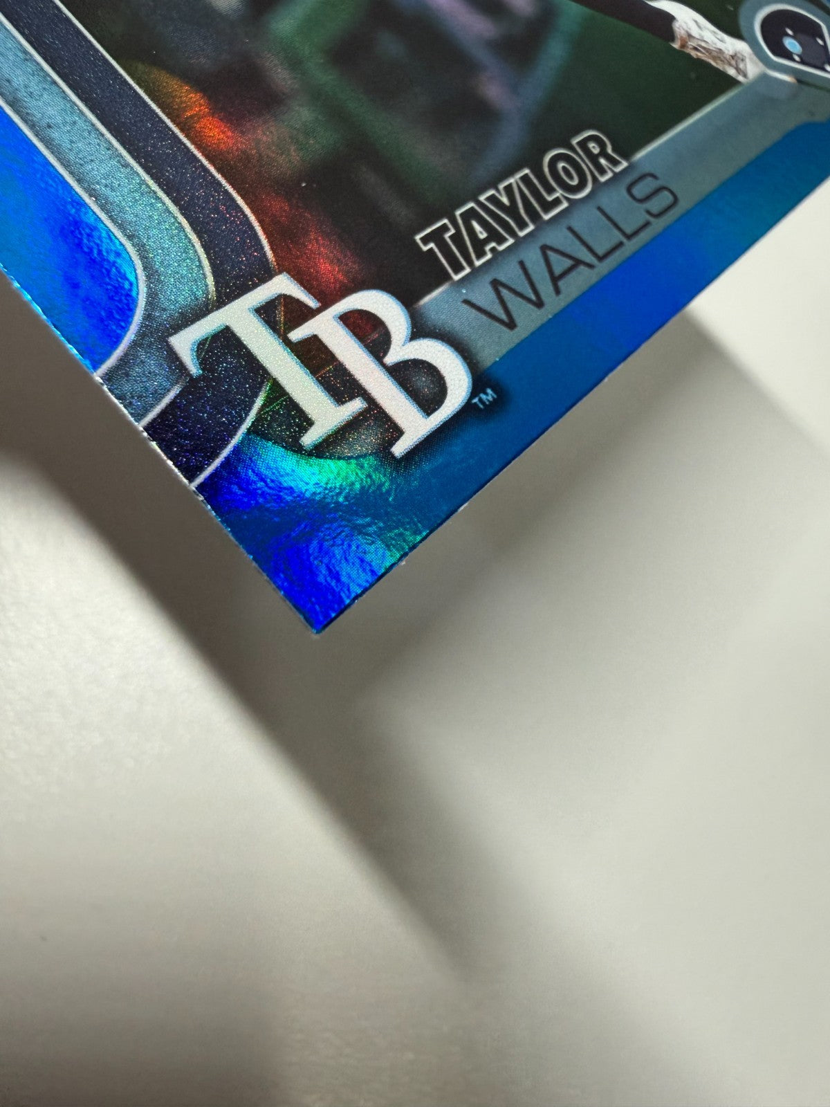 Taylor Walls 2025 Topps Series 2 Blue Foil /150 #502 Rays