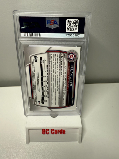 Elijah Green 2023 Bowman Chrome Mega Box Mojo Auto #BCMA-EG PSA 10 GEM MT