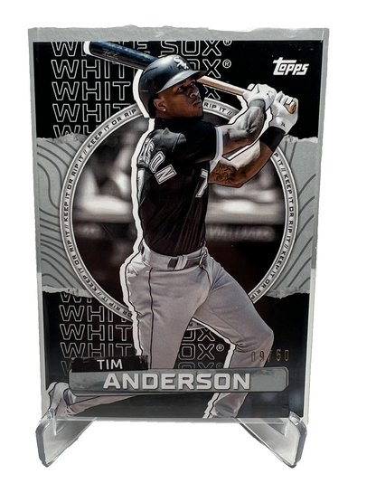 Tim Anderson 2023 Topps RIP Black Ripped/Opened /50 #38 White Sox