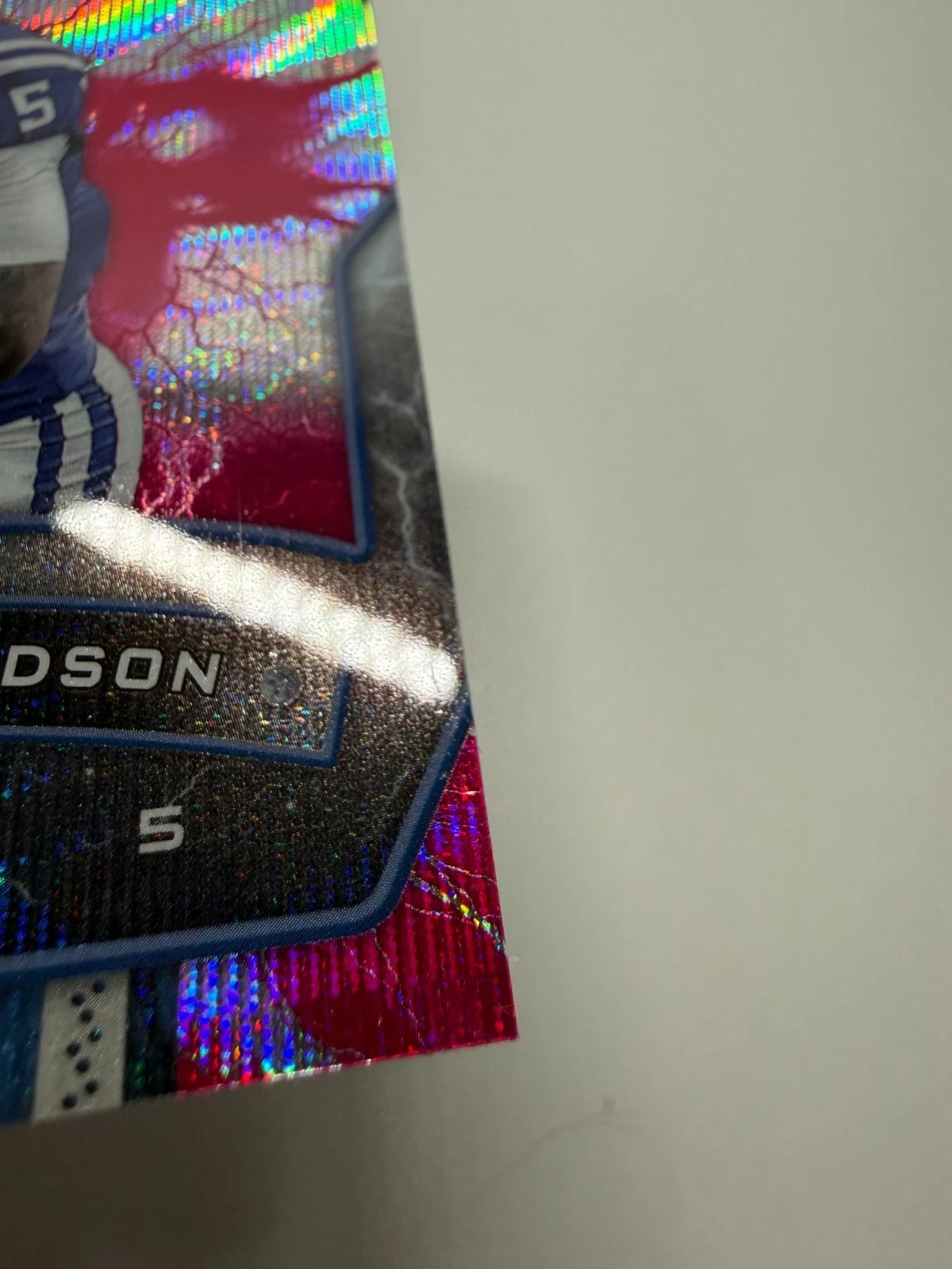 Anthony Richardson 2025 Topps Resurgence Pink Surge Wave Refractor /199 #45