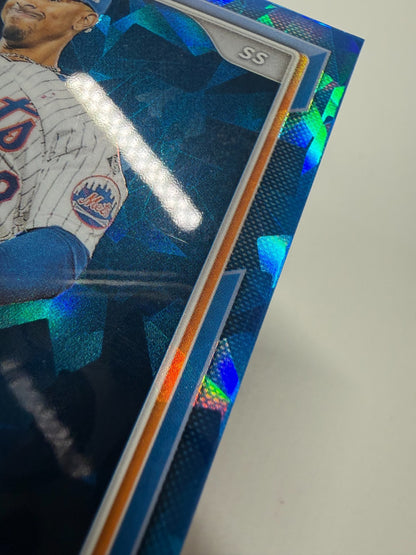 Francisco Lindor 2024 Bowman Chrome Sapphire Edition #35 Mets