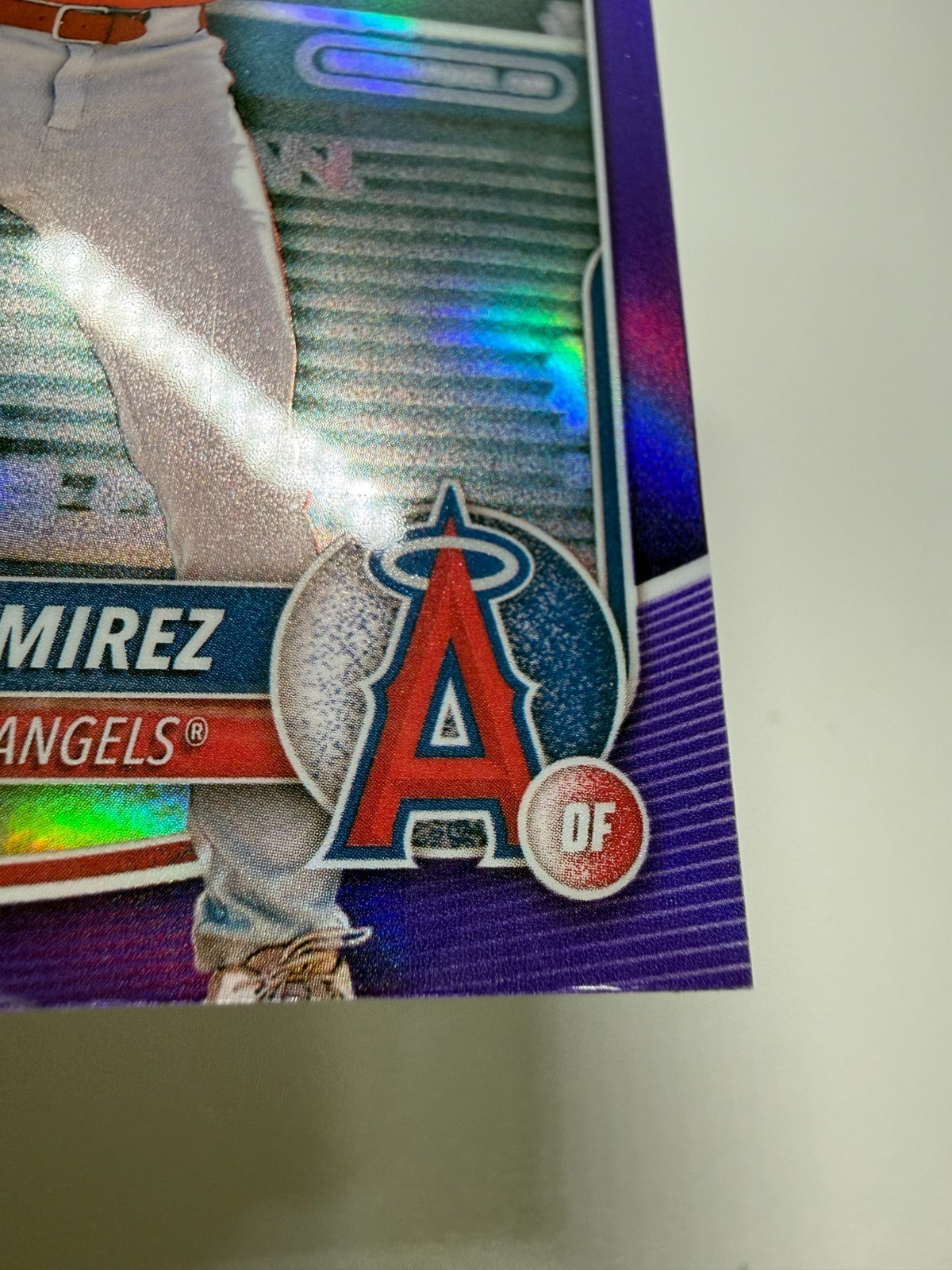 Lucas Ramirez 2025 Bowman Chrome 1st Purple Refractor /250 #BCP-135 Angels