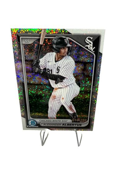Alexander Albertus 2024 Bowman Draft Chrome Sparkle Refractor /200 #BDC-164