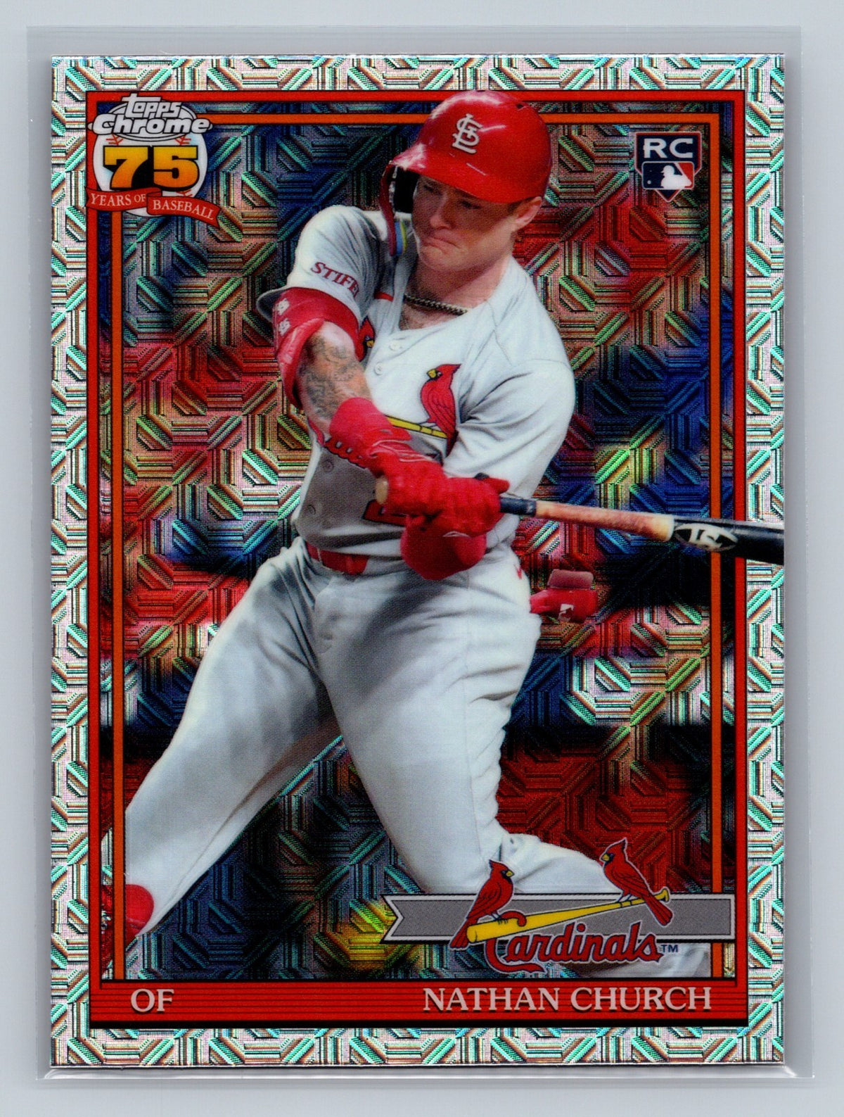 Nathan Church 2026 Topps Series 1 1991 Mojo RC #91C-45 Cardinals