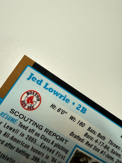 Jed Lowrie 2005 Bowman Draft Picks Gold #BDP93 Red Sox
