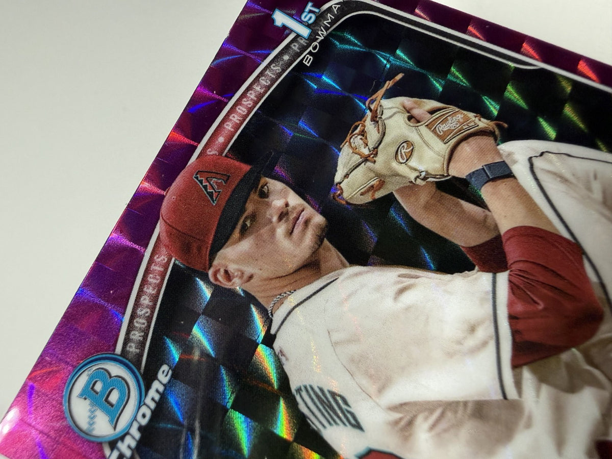 Spencer Giesting 2025 Bowman Chrome 1st Fuchsia Geometric Refractor /299