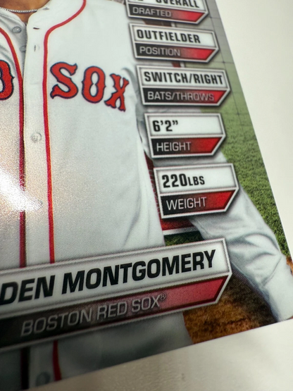 Braden Montgomery 2024 Bowman Chrome Draft Night #BDN-7 Red Sox