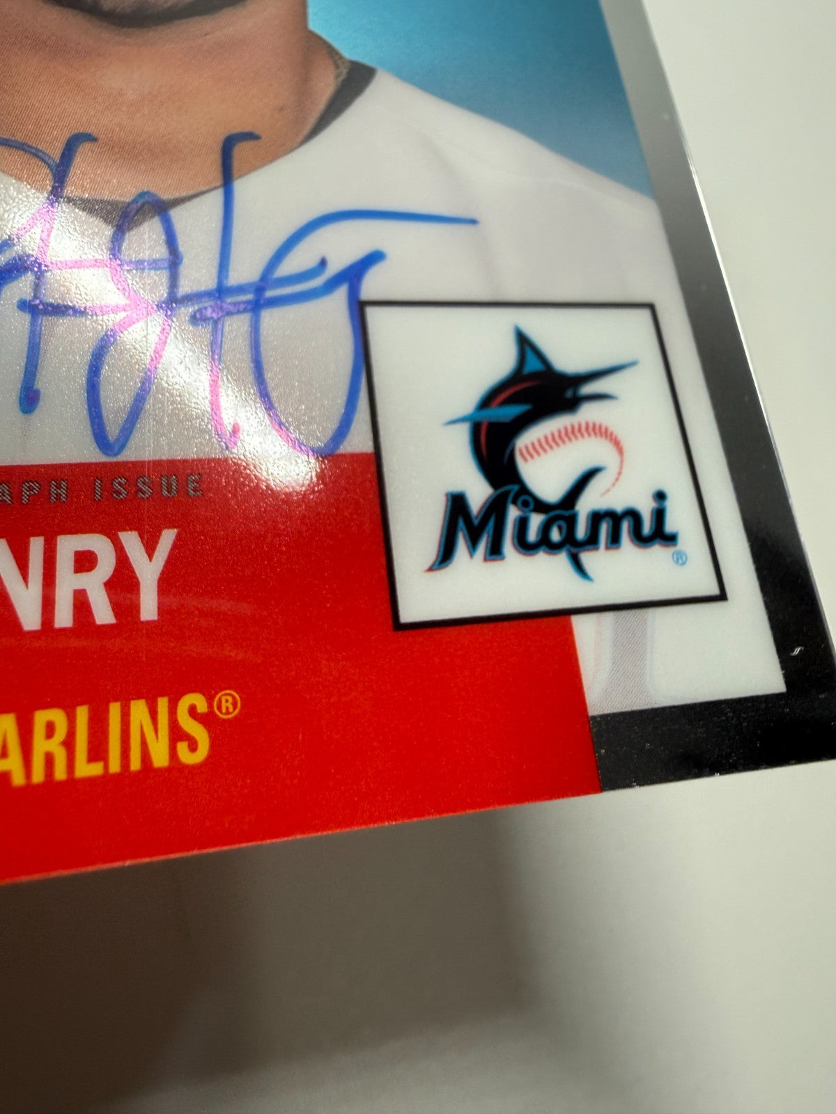 Payton Henry 2022 Topps Chrome Platinum Anniversary Auto RC #CPA-PH Marlins