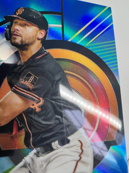 Michael Conforto 2023 Topps Finest Blue Refractor /150 #45 Giants