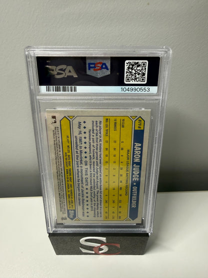 Aaron Judge 2017 Topps Chrome 1987 Design RC #87T-8 Yankees PSA 9 Mint