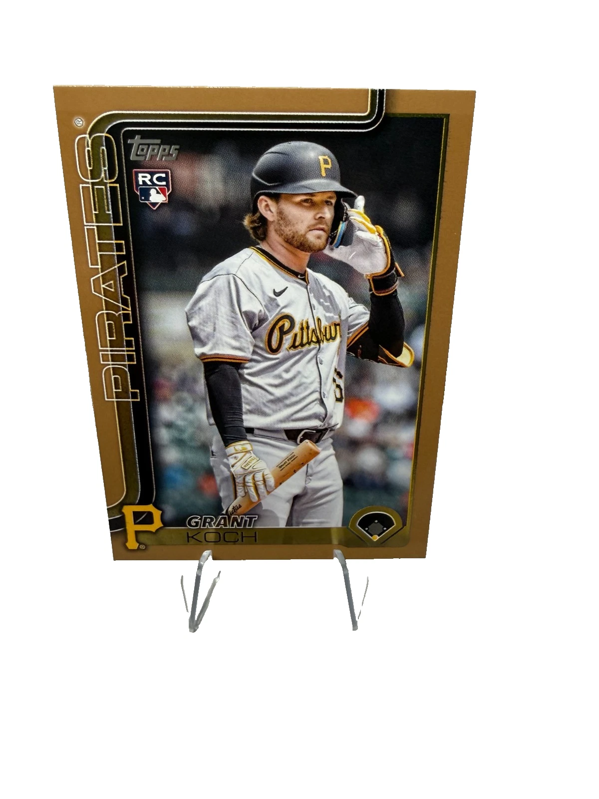 Grant Koch 2025 Topps Update Series Gold RC /2025 #US28 Pirates
