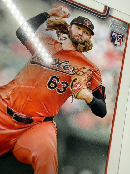 Brandon Young 2025 Topps Update Series Clear Acetate RC /10 #US97 Orioles
