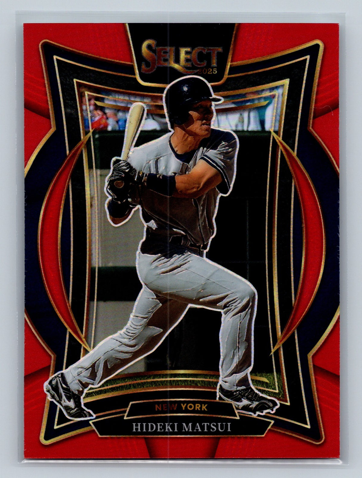 Hideki Matsui 2025 Panini Select Concourse Red Prizm /149 #57 Yankees
