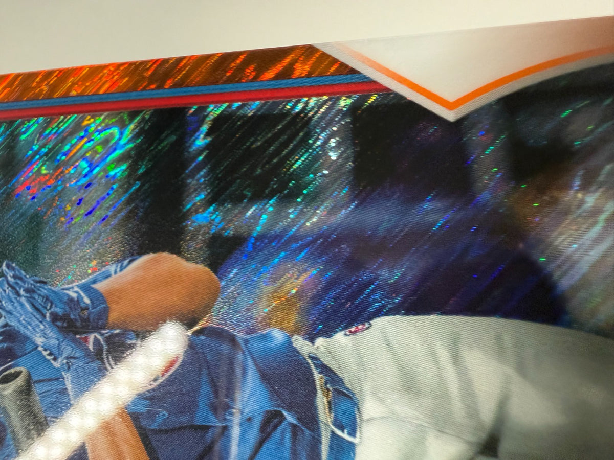 Moises Ballesteros 2023 Bowman Chrome 1st Orange Shimmer Refractor /25 #BCP-11