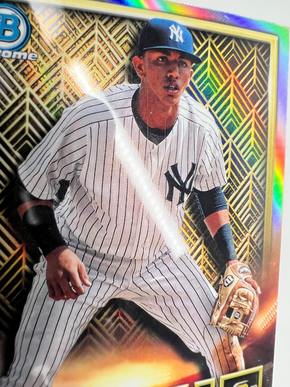 Oswald Peraza 2023 Bowman Chrome Iconic RC #BI-24 Yankees