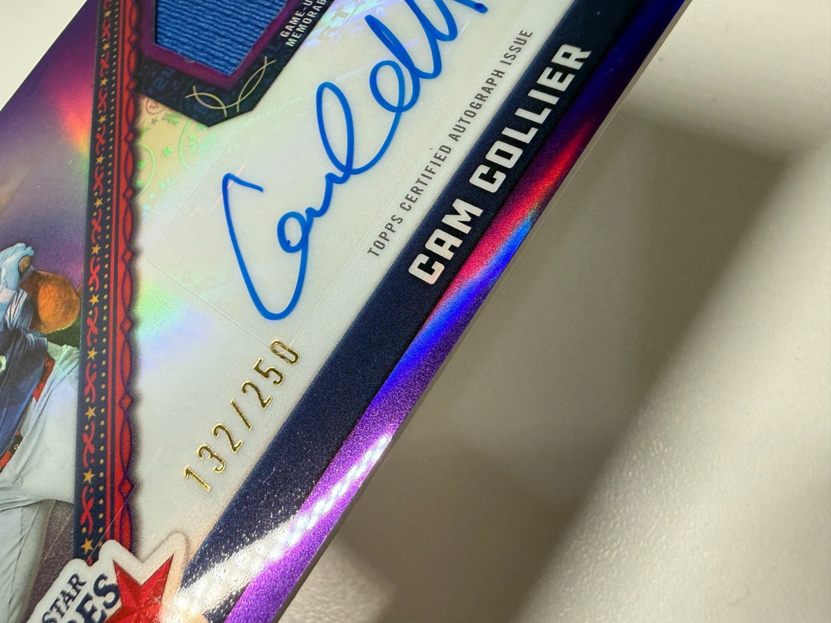 Cam Collier 2024 Bowmans Best All Star Futures Game Purple Relic Auto /250