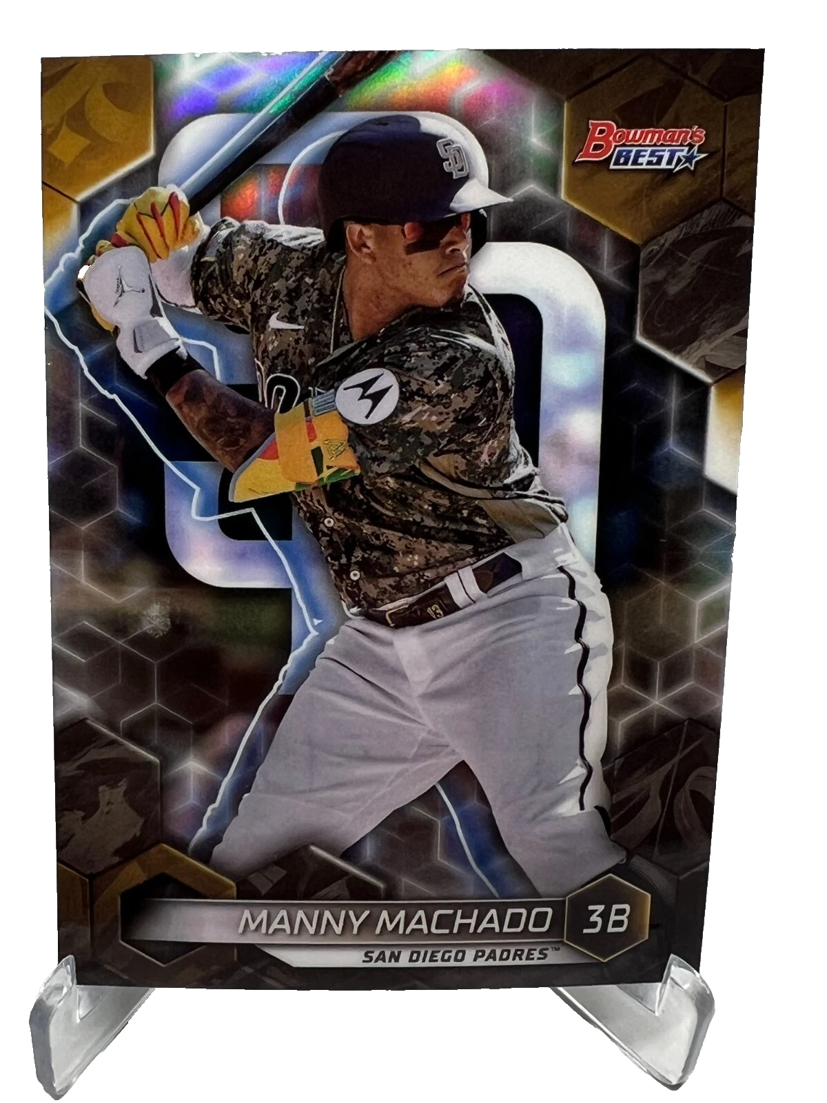 Manny Machado 2023 Bowman's Best Refractor #61 Padres