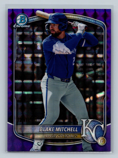 Blake Mitchell 2025 Bowman Draft Chrome Purple Geometric Refractor /250 #BDC-160