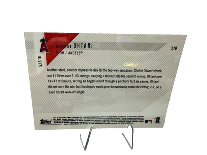 Shohei Ohtani 2018 Topps Now RC #210