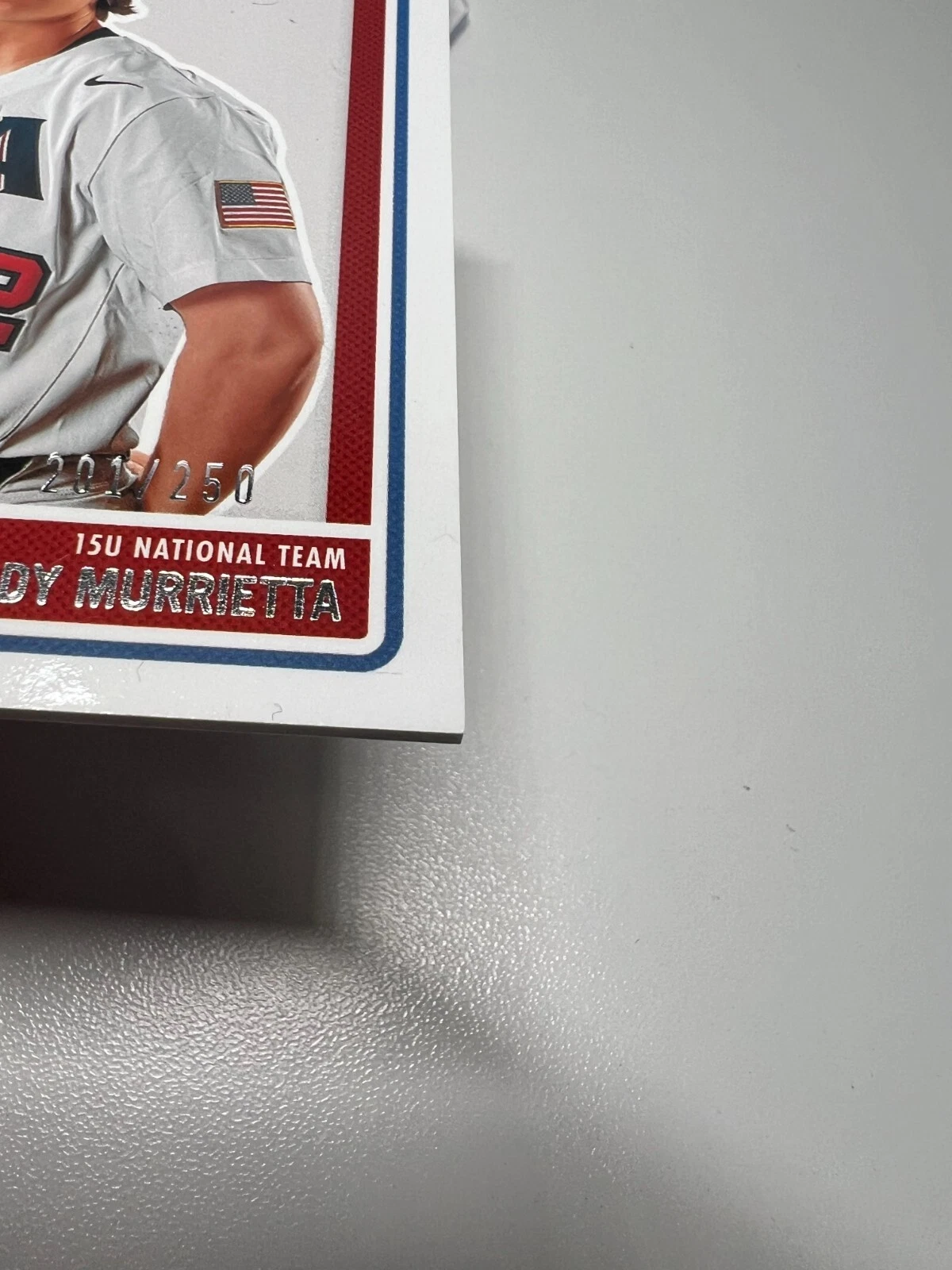 2023 Panini Brady Murrietta USA Baseball Stars & Stripes Material /250 #USAM-BM