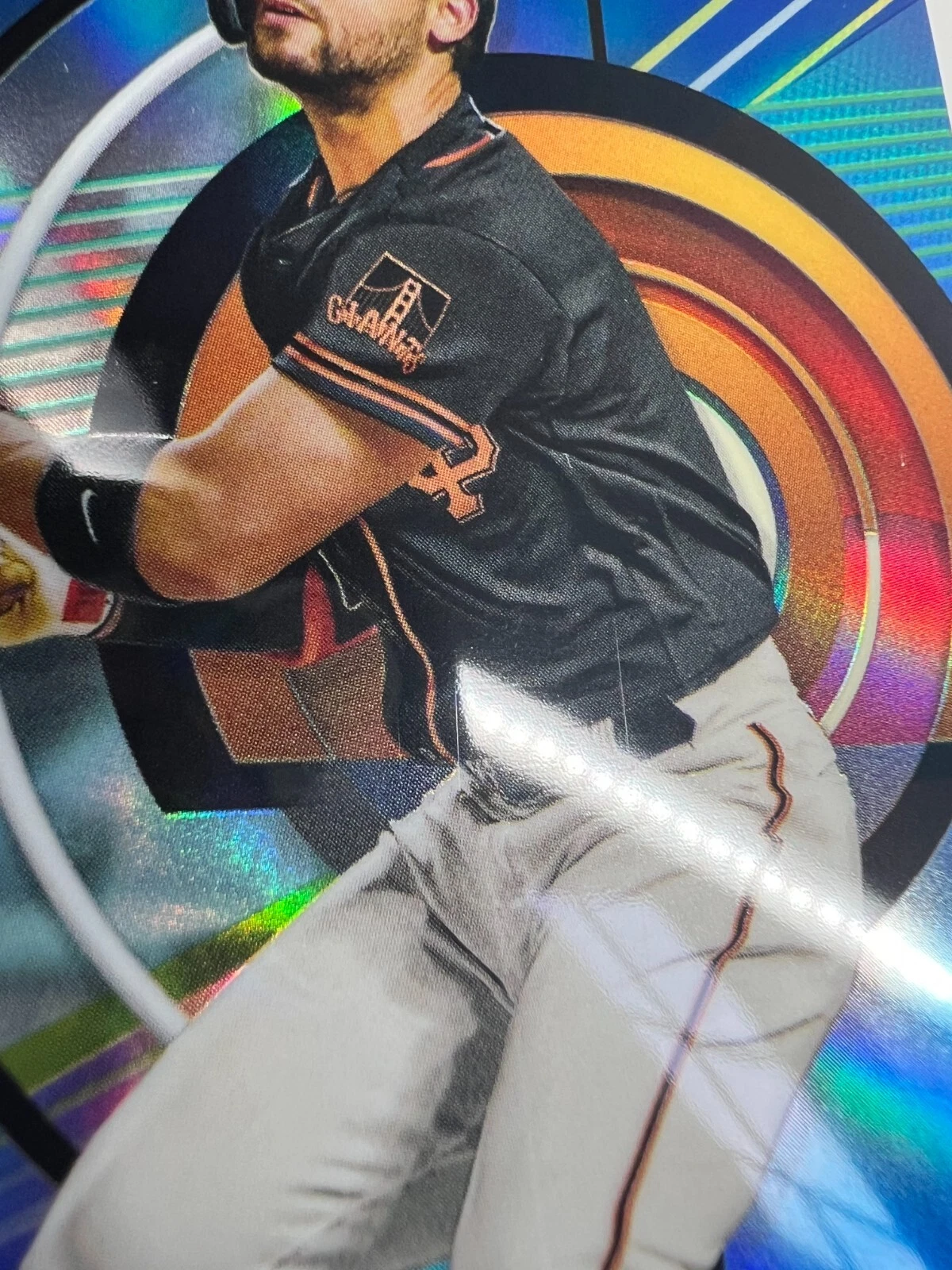Michael Conforto 2023 Topps Finest Blue Refractor /150 #45 Giants