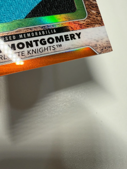 Colson Montgomery 2025 Topps Chrome Pro Debut Jumbo Orange Relic Auto /25