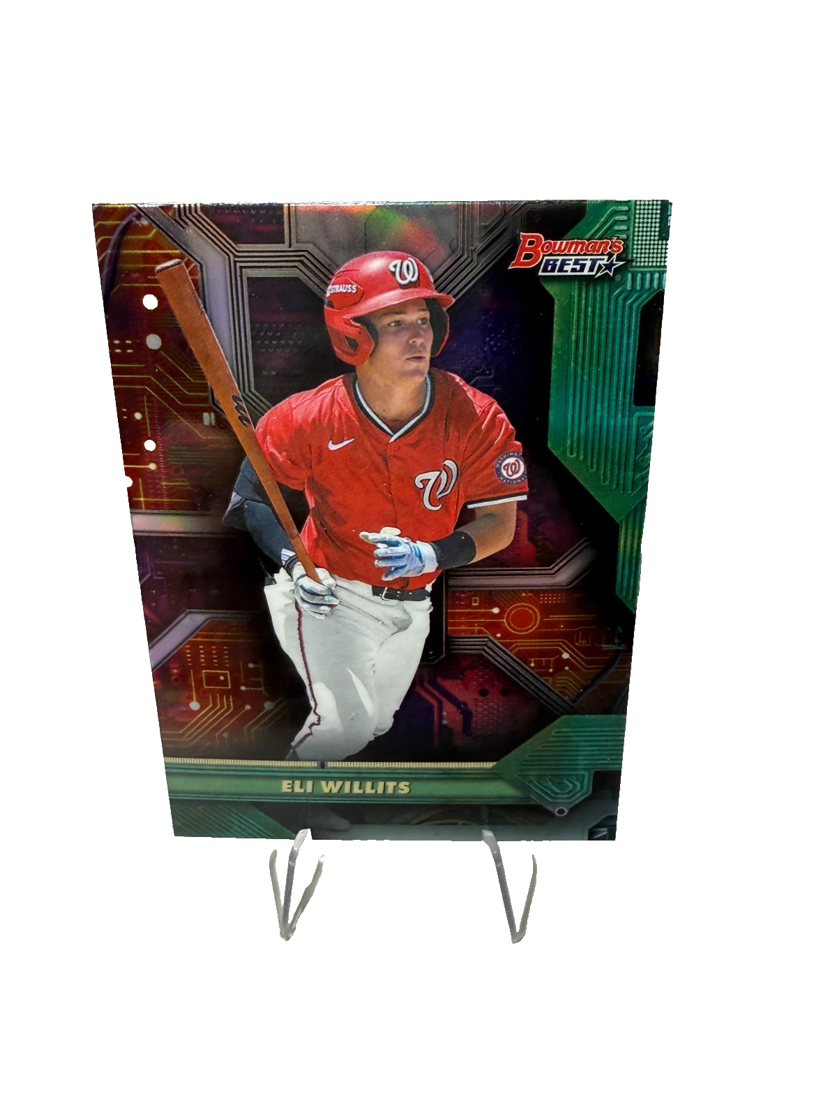 Eli Willits 2025 Bowman's Best Circuitry Refractor #C-23 Nationals