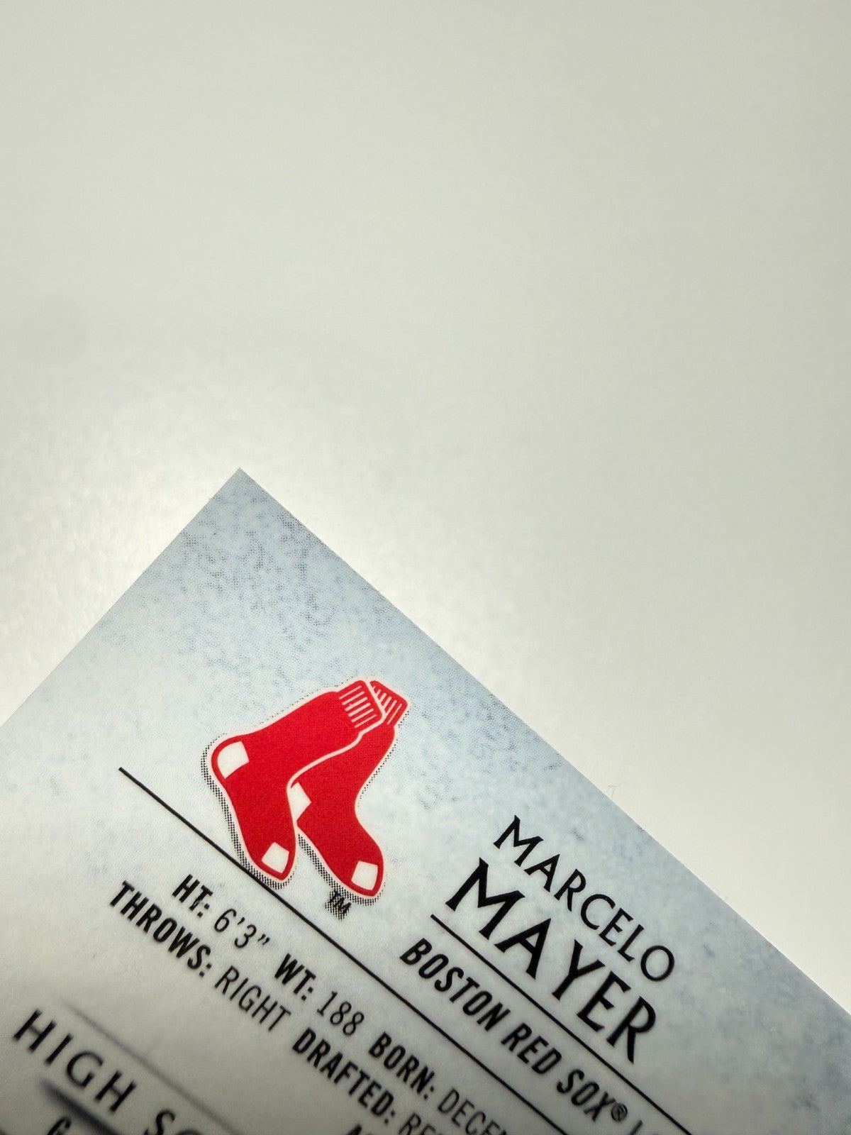 Marcelo Mayer 2021 Bowman Draft Invicta #BI-4 Red Sox