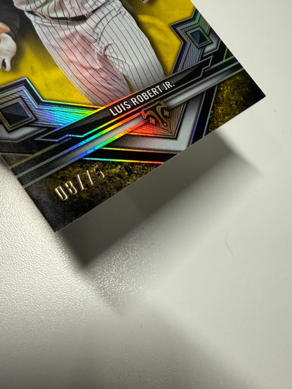Luis Robert Jr. 2024 Topps Triple Threads Citrine /75 #135 White Sox