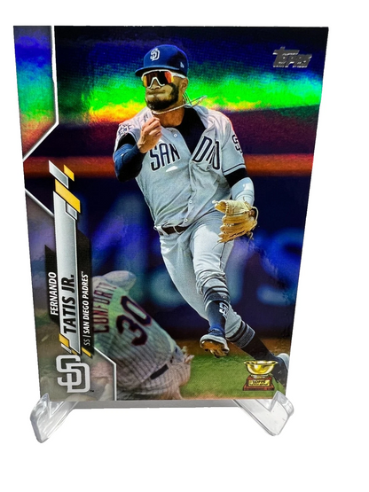 Fernando Tatis Jr. 2020 Topps Rainbow Foil Parallel Gold Rookie Cup #168 Padres