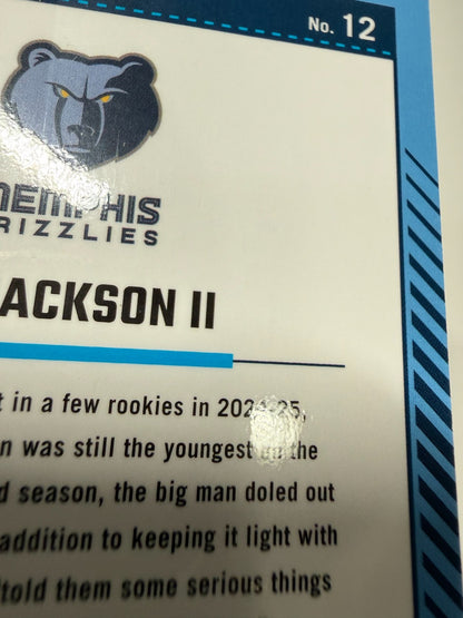 GG Jackson II 2024-25 Panini Donruss Optic Orange Hyper /299 #12 Grizzlies