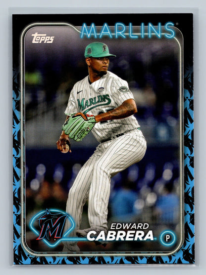 Edward Cabrera 2024 Topps Series 2 Team Color Border #465 Marlins