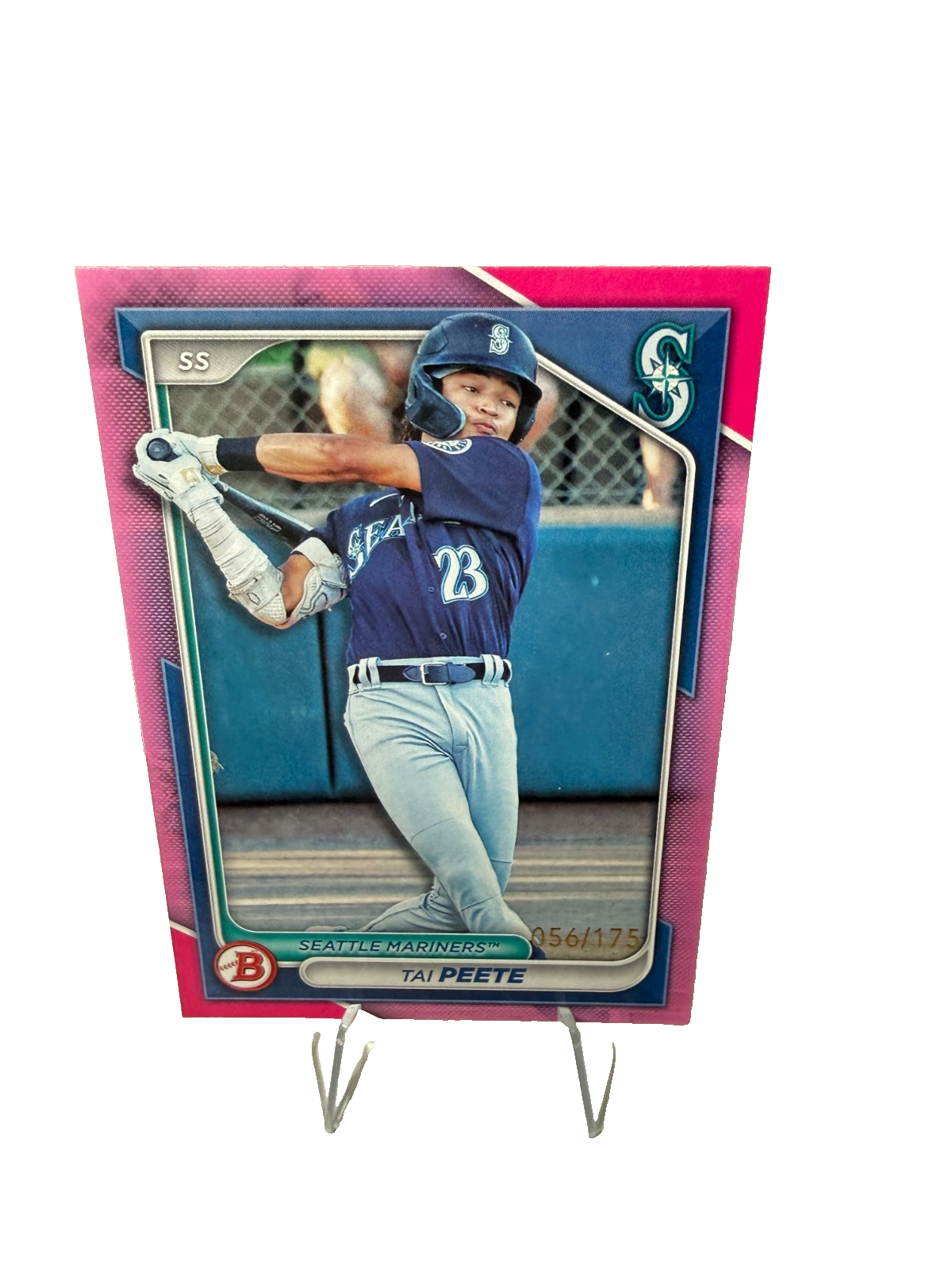 Tai Peete 2024 Bowman Paper Prospect Pink /175 #BP-9 Mariners