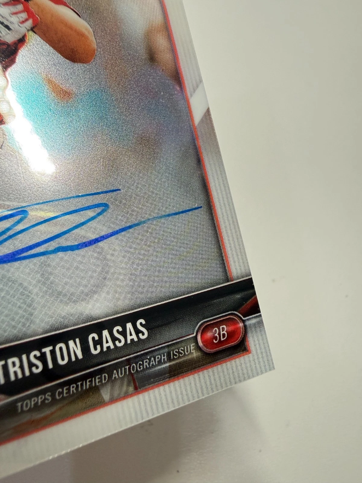 Triston Casas 2018 Bowman Draft Chrome 1st Auto #CDA-TC Red Sox