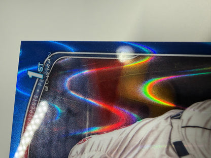 Chase Mobley 2025 Bowman Chrome 1st Blue RayWave Refractor /150 #BCP-56