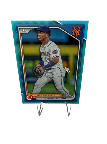 Luisangel Acuna 2024 Bowman Paper Prospect Sky Blue Border /499 #BP-40 Mets
