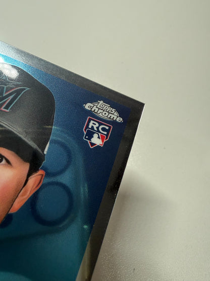 Payton Henry 2022 Topps Chrome Platinum Anniversary Auto RC #CPA-PH Marlins