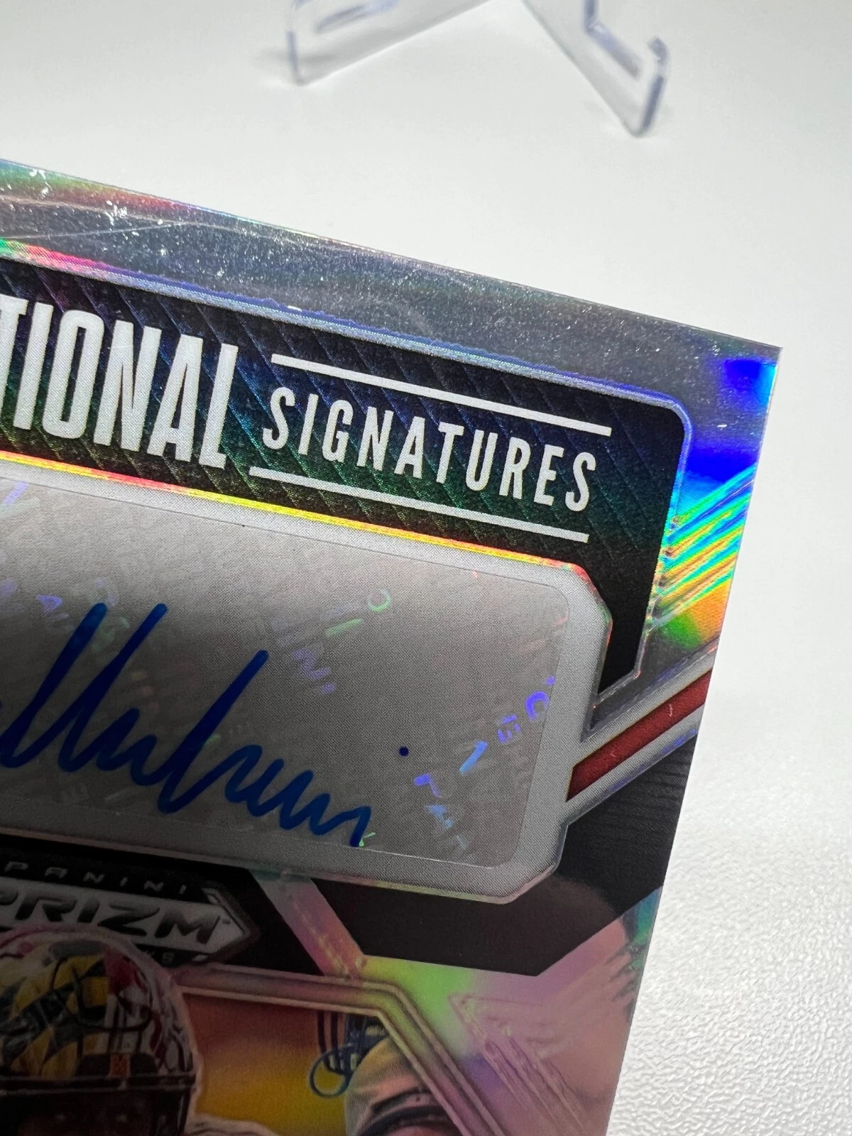 Durell Nchami 2023 Prizm Draft Picks Sensational Signatures Silver Auto #SS-DUN